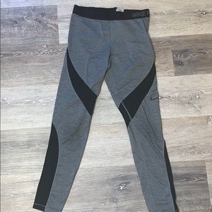 Nike black and gray long leggings